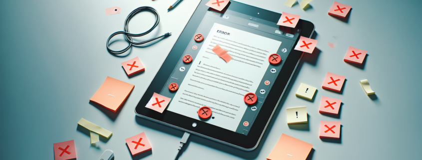 Die häufigsten Fehler bei digitalen Buchprojekten